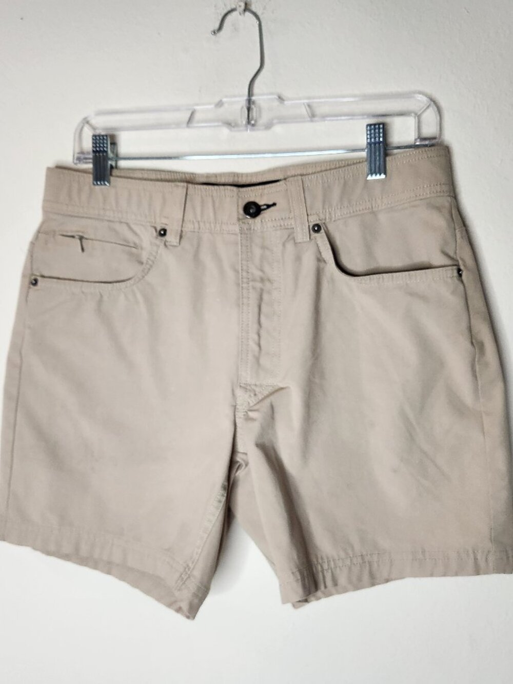 Columbia Mens Active Fit Shorts Khaki Tan Stretch Hiking 30W AO3477 1990931